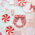 Peppermint Swirl Christmas Scalloped Paper Plates | Package 8