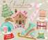 Pastel Christmas Foil Balloon Collection