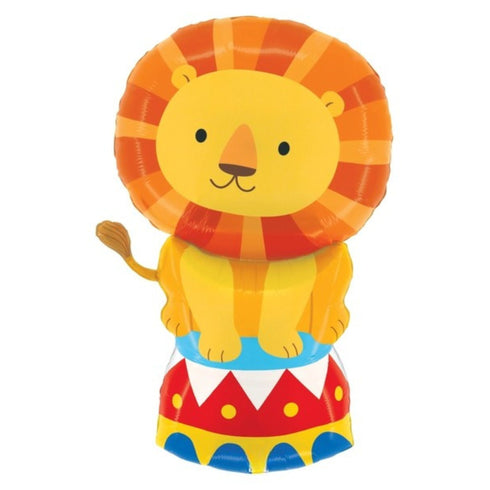 Cute Circus Lion Foil Balloons | 29 INCH