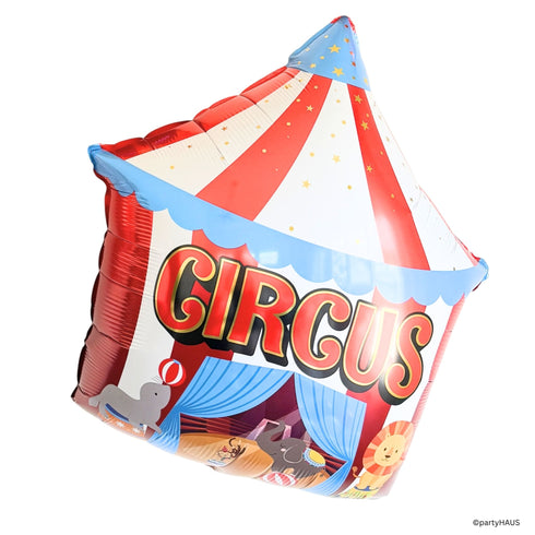 Circus Tent Foil Mylar Balloons | 31 INCH