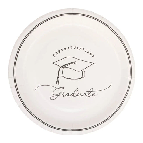 Congratulations Graduates Graduation Party Paper Plates | Package 8
