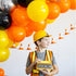 Construction Cone Party Garland Banner | 6 Feet | 3D