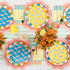 Coral Paper Table Placemats | Set 12