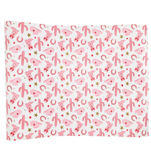 Pink Rodeo Party Table Runners | 16 x 120 Inches
