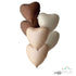 Heart Shaped Foil Balloons | Satin Chocolate Brown | 18 Inch