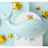 Sweet Blue Whale Foil Balloons | 30 INCH