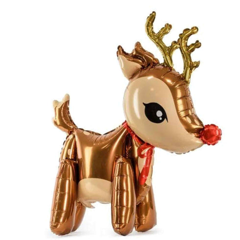 Standing Reindeer Christmas Foil Balloons | 25 INCH | Air Fill