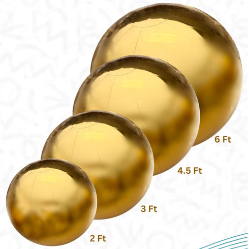 Iridescent Deco Sphere Balloons | 22, 32, 50 & 60 Inch Sizes