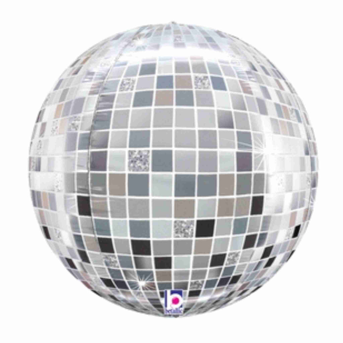 Glitter Disco Ball Globe Foil Balloon partyHAUS
