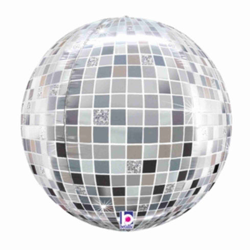 Glitter Disco Ball Globe Balloon | 15 INCH