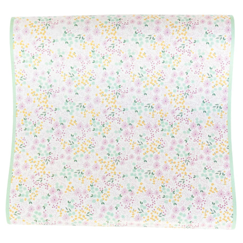 Ditsy Floral Party Flower Paper Table Runner | 16" x 120"