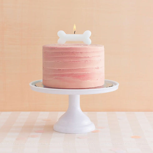 Bow Wow Bone Shape Birthday Candle | Cake Decorations