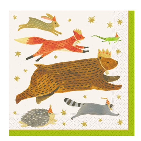 Enchanted Woodland Forest Animals Party Paper Napkins | Luncheon | Package 20