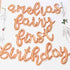 Fairy First Birthday Letter Balloon Banner Kit | Personalized Name