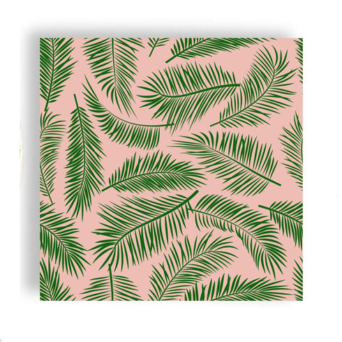 Tropical Palms Paper Plates | 9 Inch | Package 16