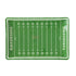 Football Field Shaped Paper Party Plates | Package 8
