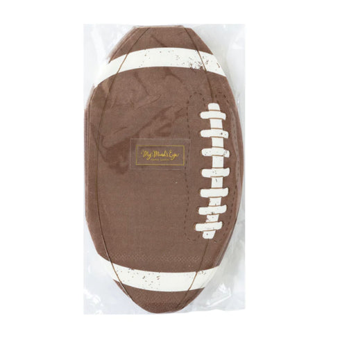 Football Shaped Paper Party Napkins | Package 24