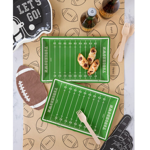 Football Shaped Paper Party Napkins | Package 24