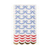 4TH of July Bow Flag Guest Towel Napkins