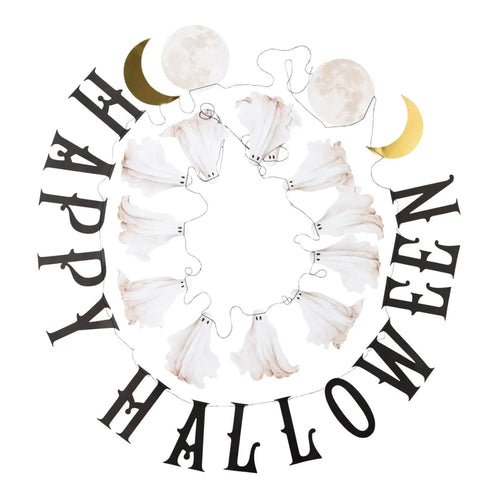 Happy Halloween Ghost Wall Banners | 2 Piece