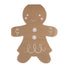 Pink Gingerbread Girl Cookie Christmas Paper Napkins | Package 24
