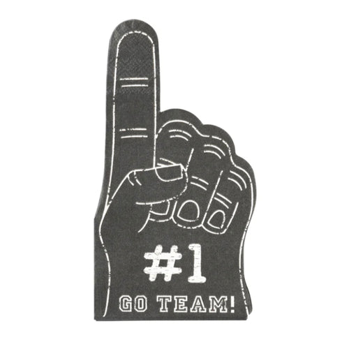 Number 1 Go Team Party Paper Napkins | Package 24