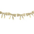 Glitter Gold Bows Paper Garland Banner | Christmas Decorating