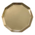 Gold Paper Plates | Gold Trim | 10.75 Inch | Package 8