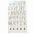 Gold Alphabet Sparkler Letter Candles | A to Z | 8 Inch