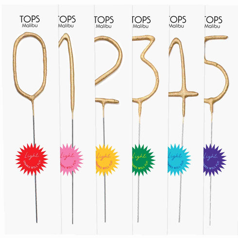 Gold Alphabet Sparkler Letter Candles | A to Z | 8 Inch