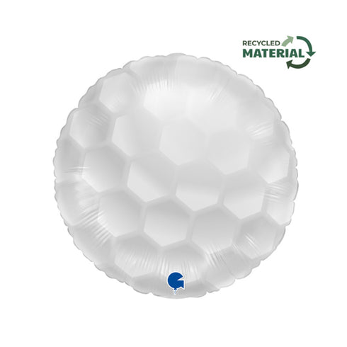 Golf Ball Foil Mylar Balloons | 18 Inch Round