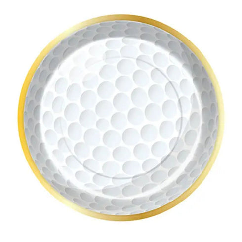Golf Ball Paper Plates | Package 8 | 9.5 Inch