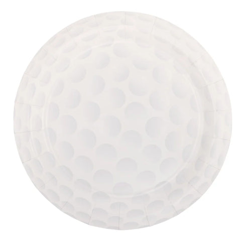 Golf Ball Shape Paper Plates | Package 8