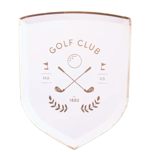 Let's Par Tee Golf Club Party Paper Plates | Package 8