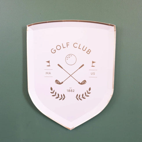 Let's Par Tee Golf Club Party Paper Plates | Package 8
