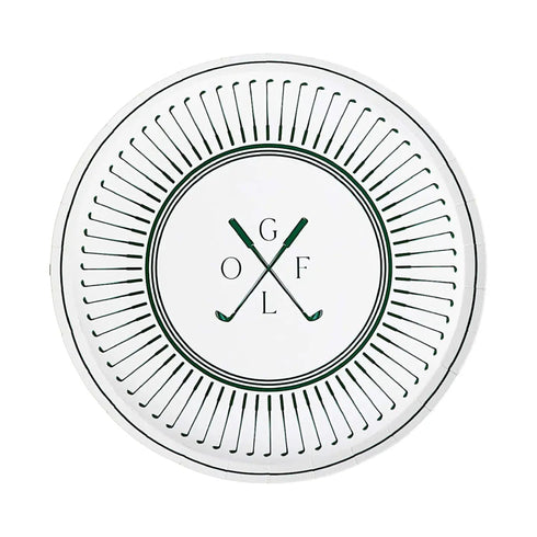 Golf Party Paper Dessert Plates