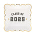 Class of 2025 Graduation Party Square Paper Plates | Package 8