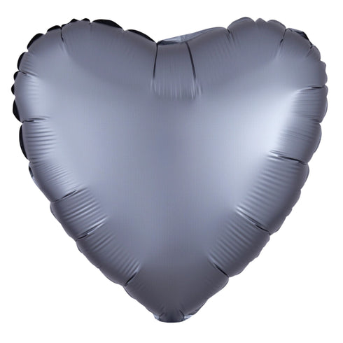 18 Inch | Heart Shaped Foil Balloons | Various Colors
