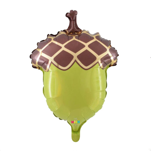 Acorn Foil Balloons | 18 Inch | Green | Burnt Orange | Brown | Mustard