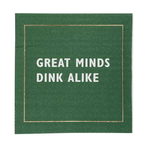 Pickleball Paper Cocktail Napkins | Package 18 | Set 3 Designs