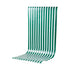 Green Striped Paper Party Table Runners