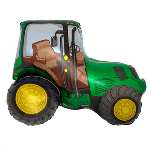Green Tractor Balloon | 34 INCH