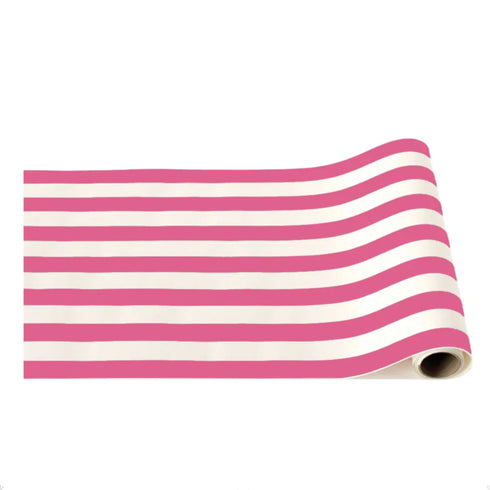 Cabana Haute Pink and White Paper Party Table Runners