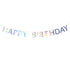 Happy Birthday Paper Banner | Iridescent