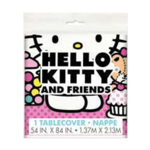 Hello Kitty Birthday Party Tablecloth | Plastic | Licensed