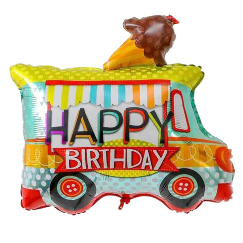 Ice Cream Truck Balloons | Happy Birthday | 36 INCH