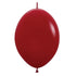 Imperial Red Sempertex Latex LINK-O-LOON® Balloons | 6 Inch