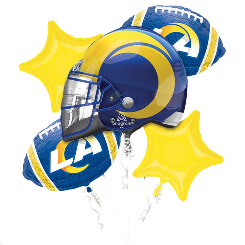 Los Angeles Rams Football Balloon Bouquets | Super Bowl 2026 Party