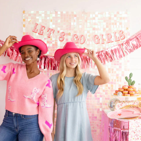Let's Go Girls Party Banners | Set 2