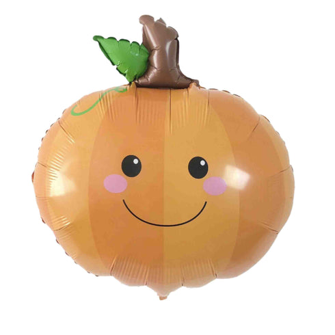 Little Pumpkin Smiley Face Foil Balloon | 29 Inch